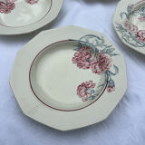 Saint Amand plates "Antibes"