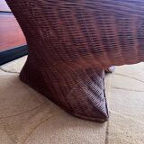 Rattan meditation chair