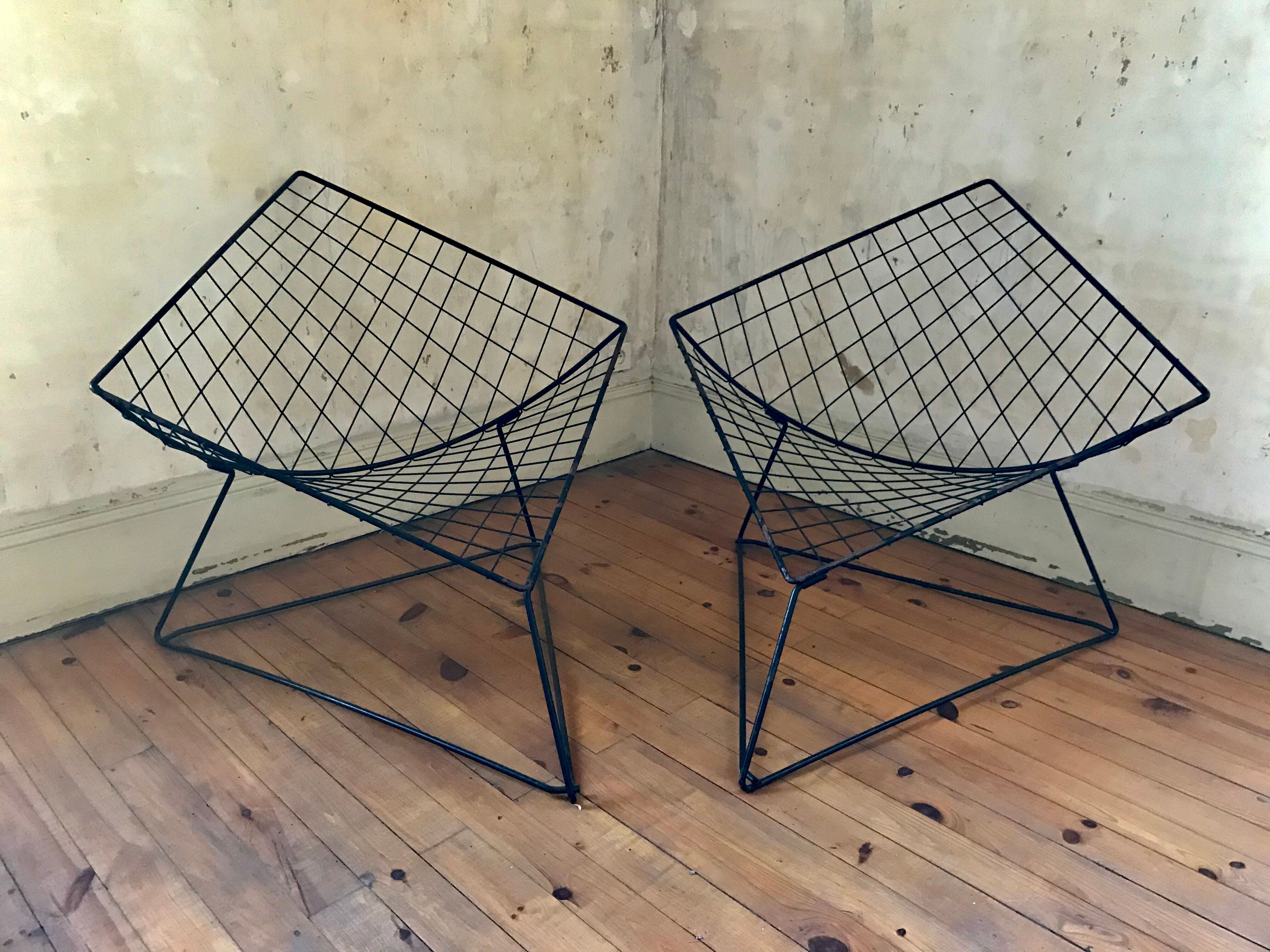 Paire de Fauteuils OTI noirs par Niels Gammelgaard