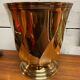 Christofle champagne bucket, gilded metal, twisted model.