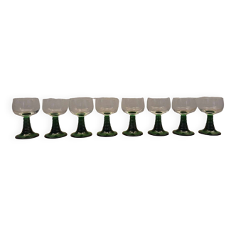 8 Luminarc Roemer wine glasses