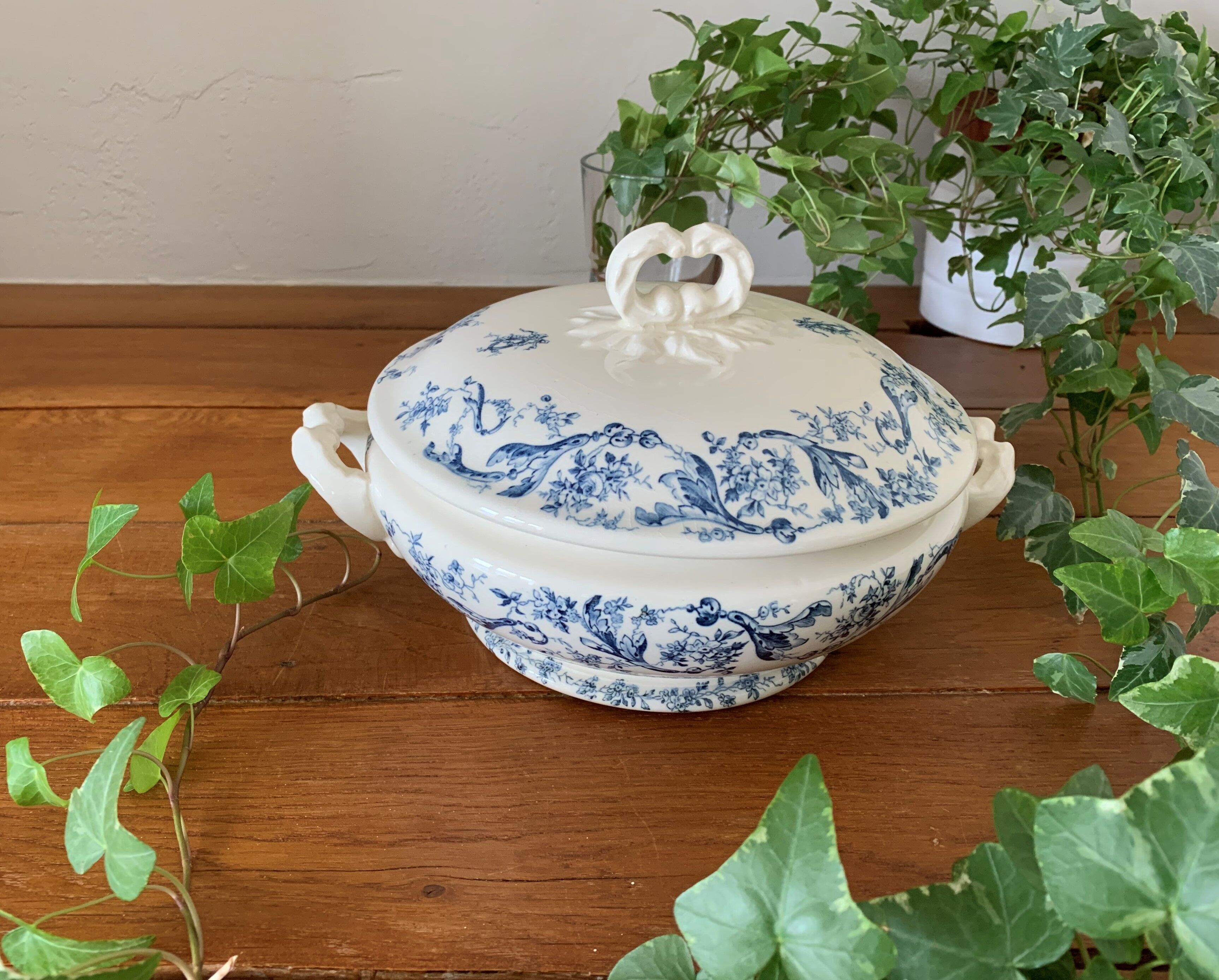 Old soup pot in GIEN earthenware – ATTRIBUTES model