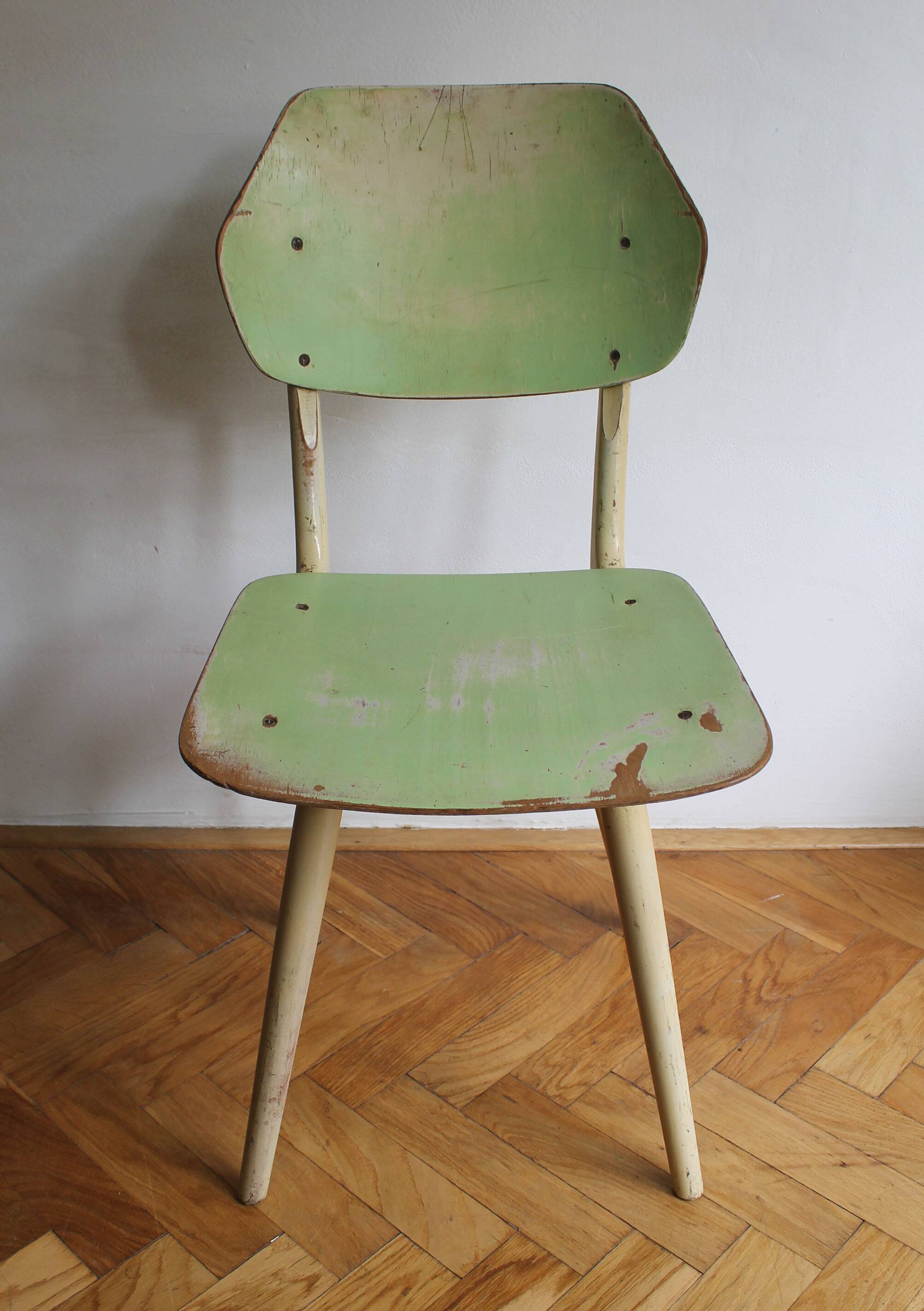 Pair of 1960's Mid Century Modern Dining Chairs by TON