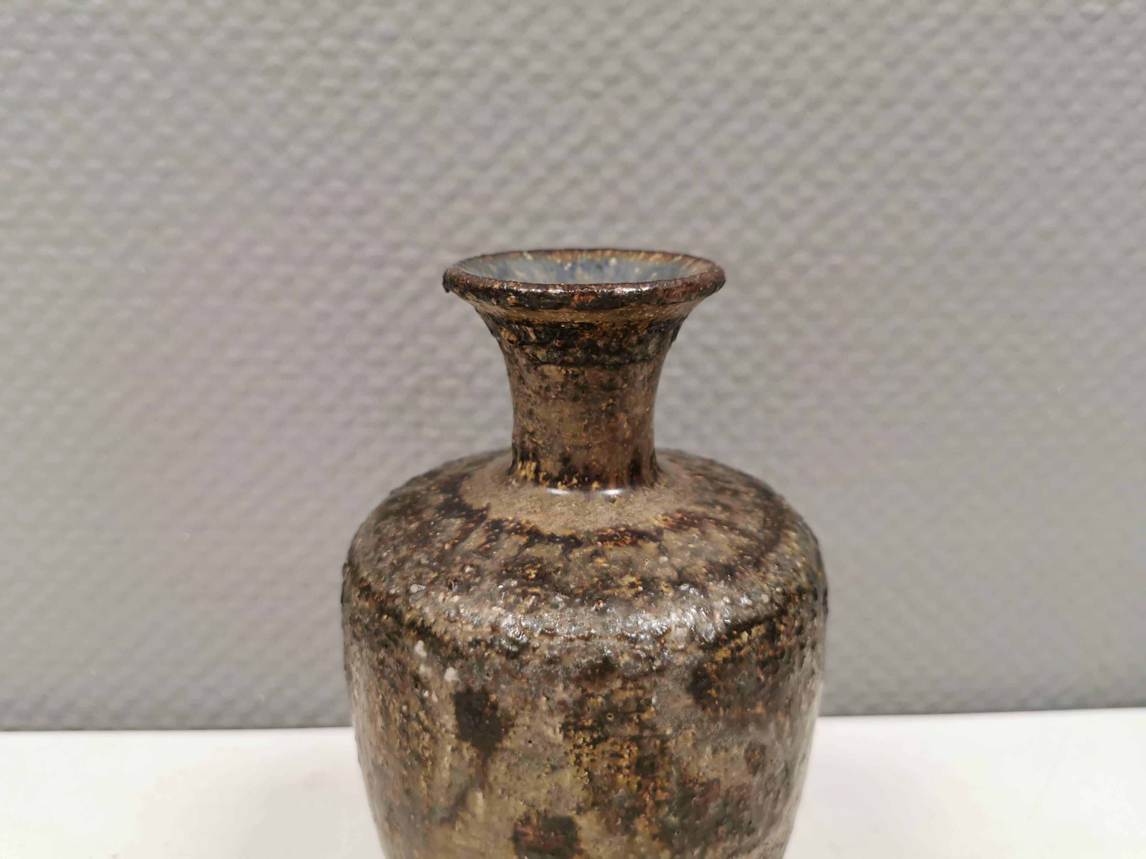 Unique vase from Søholm Denmark 1970s.