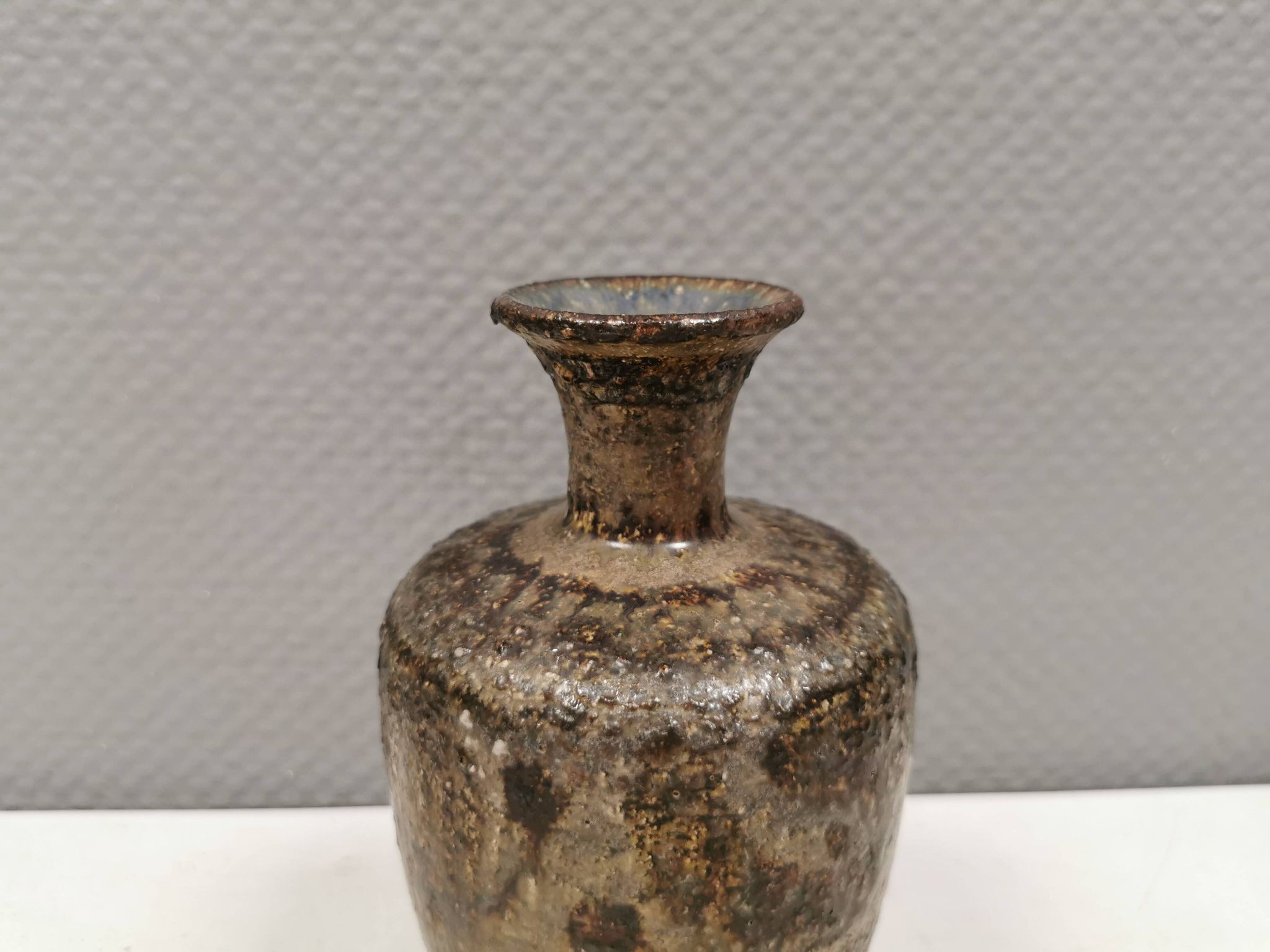 Unique vase from Søholm Denmark 1970s.