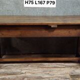 Large antique solid wood table from the Louis XIV period.