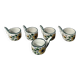Tasses à café vintage florales bretonnes