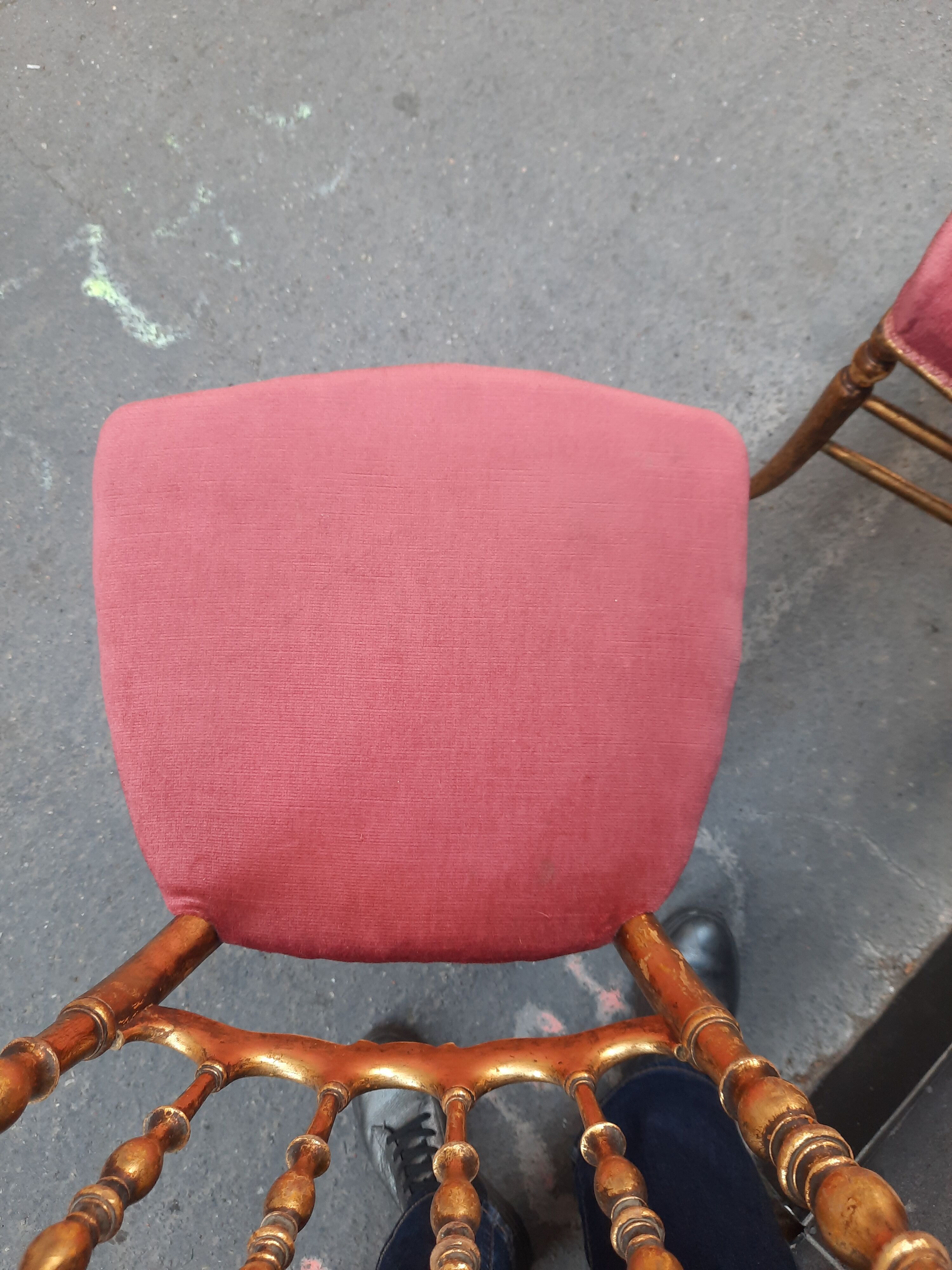 Pair of theatre chairs