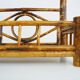 Vintage wall shelf in black bamboo, shelf or to be laid or hung. Year 70