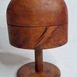Old wooden hat shape on foot, 1900