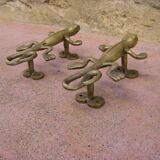 Pair of bronze handles