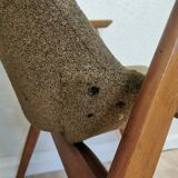 Set of 2 Rare Vintage Lupina Wooden Armchair by Niko Kralj, MCM Shell Chair