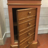 Terracotta bedside table