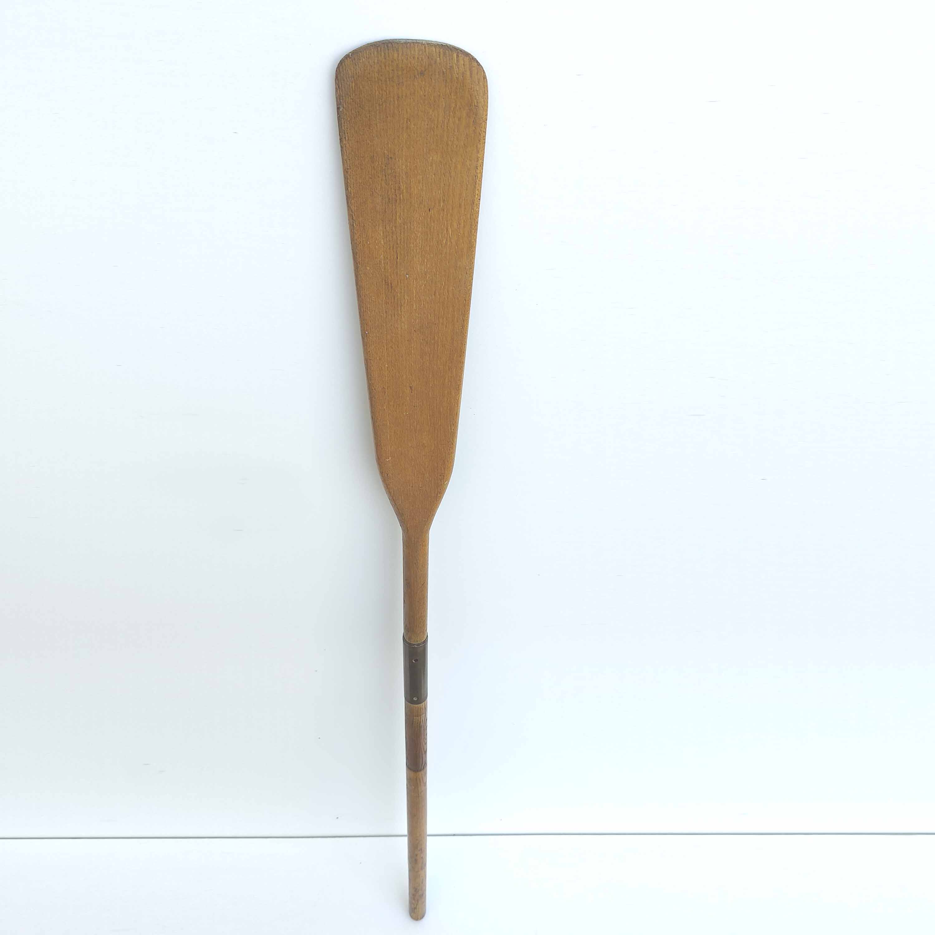 Wooden boat paddle oar
