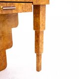 Coiffeuse Art Déco avec chaise, milieu du 20e siècle, Pologne.