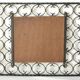 Miroir en fer forgé et laiton vintage 50/60