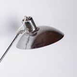 Articulated desk lamp in chrome metal by André Lavigne for Aluminor 1960.