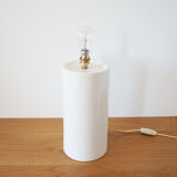 White ceramic lamp stand