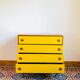 Mustard yellow dresser
