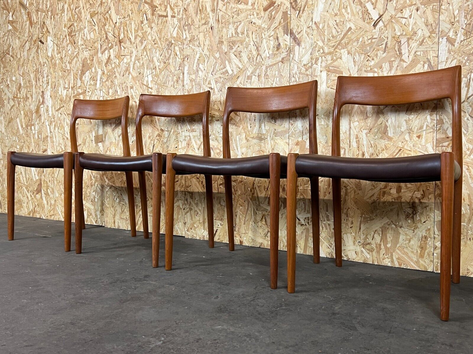 Chairs by Niels O. Möller for J.L. Moller's 60