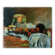 Oil painting on canvas, still life with fruit, signed
