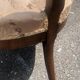Louis-Philippe medallion chair from the 19th century in solid walnut.