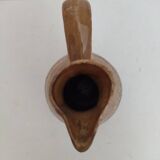 Digoin glazed stoneware pitcher