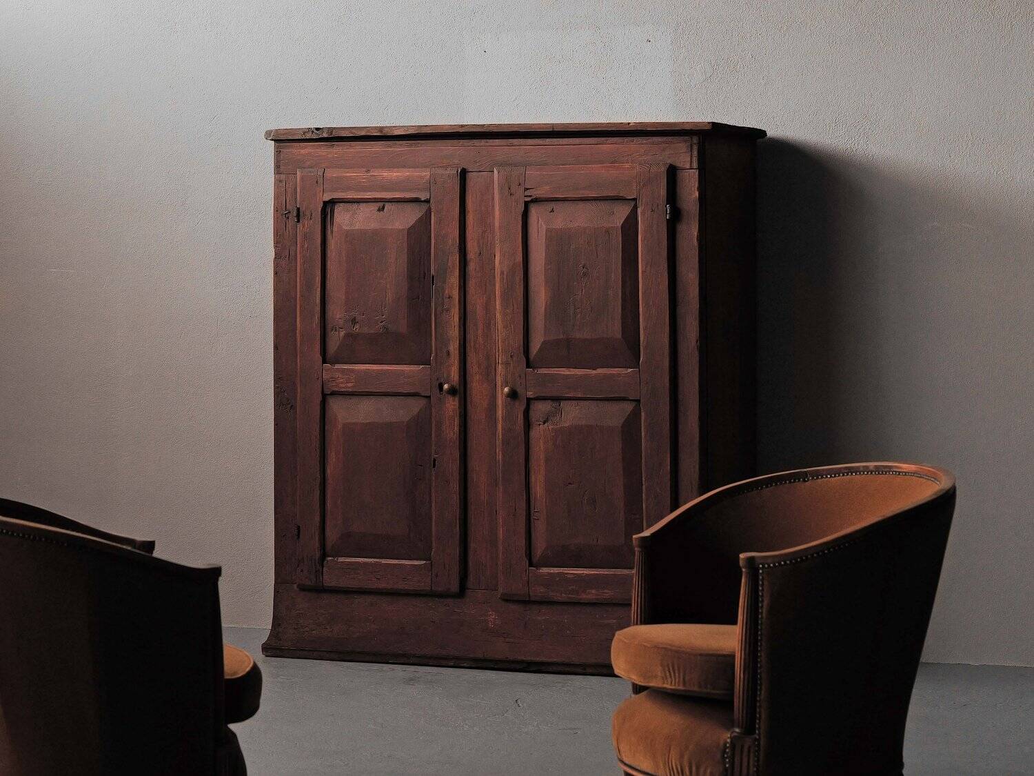 Mountain pine wardrobe – Folk art, Switzerland, 18th century