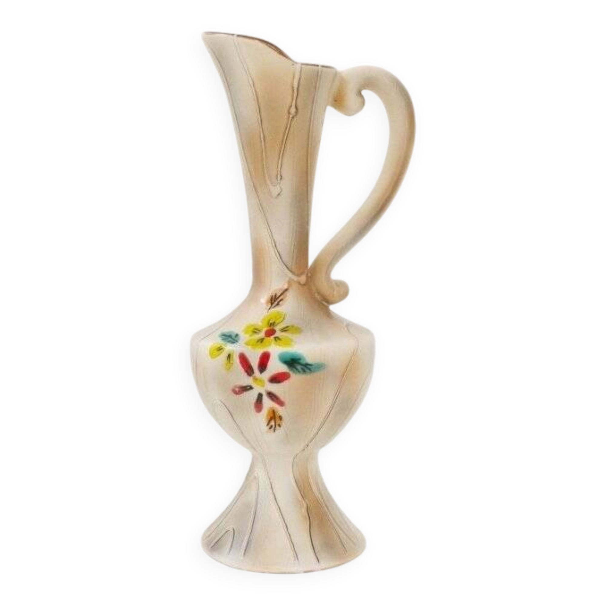 Poet Laval: "Isabelle" ceramic vintage vase from the 1950s.