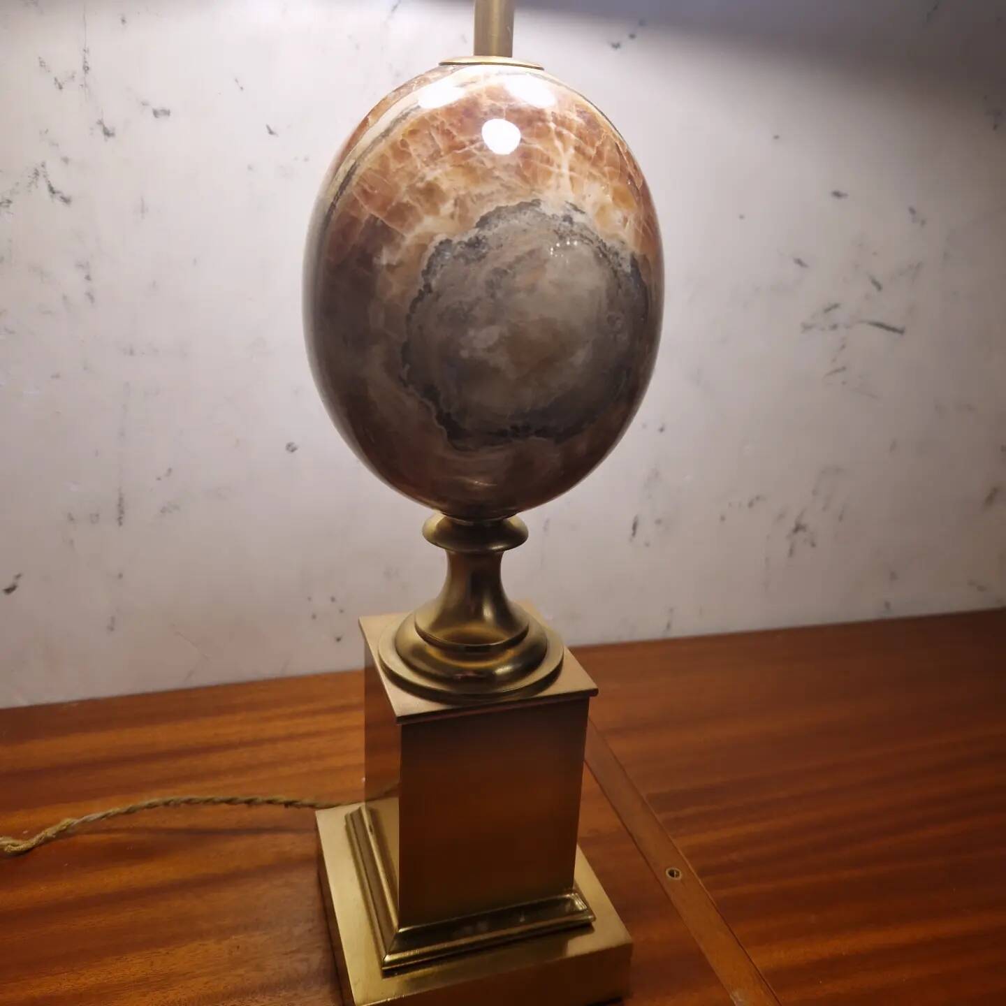 ée Charles Made in France signed, marble egg model from the 70's.