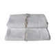SHEET former 2 people in linen embroidered hand