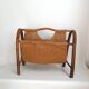 Rattan magazine rack