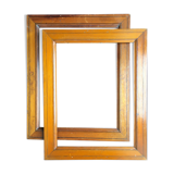 Pair of pitchpin frames circa 1900