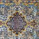 Handmade oriental wool rug 122cmx77cm