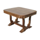 Art Deco table, cradle foot, opening, up to 18 people