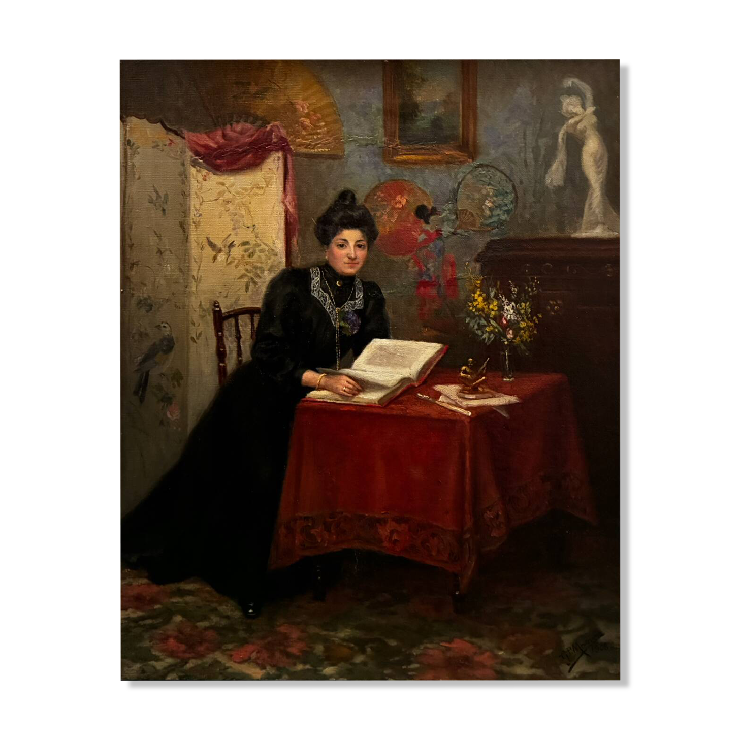 Interior scene, GP Masure, 1908