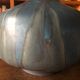 Blue ceramic lamp foot sign Karlsruhe circa 1960