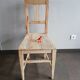 Set of 5 vintage wooden chairs