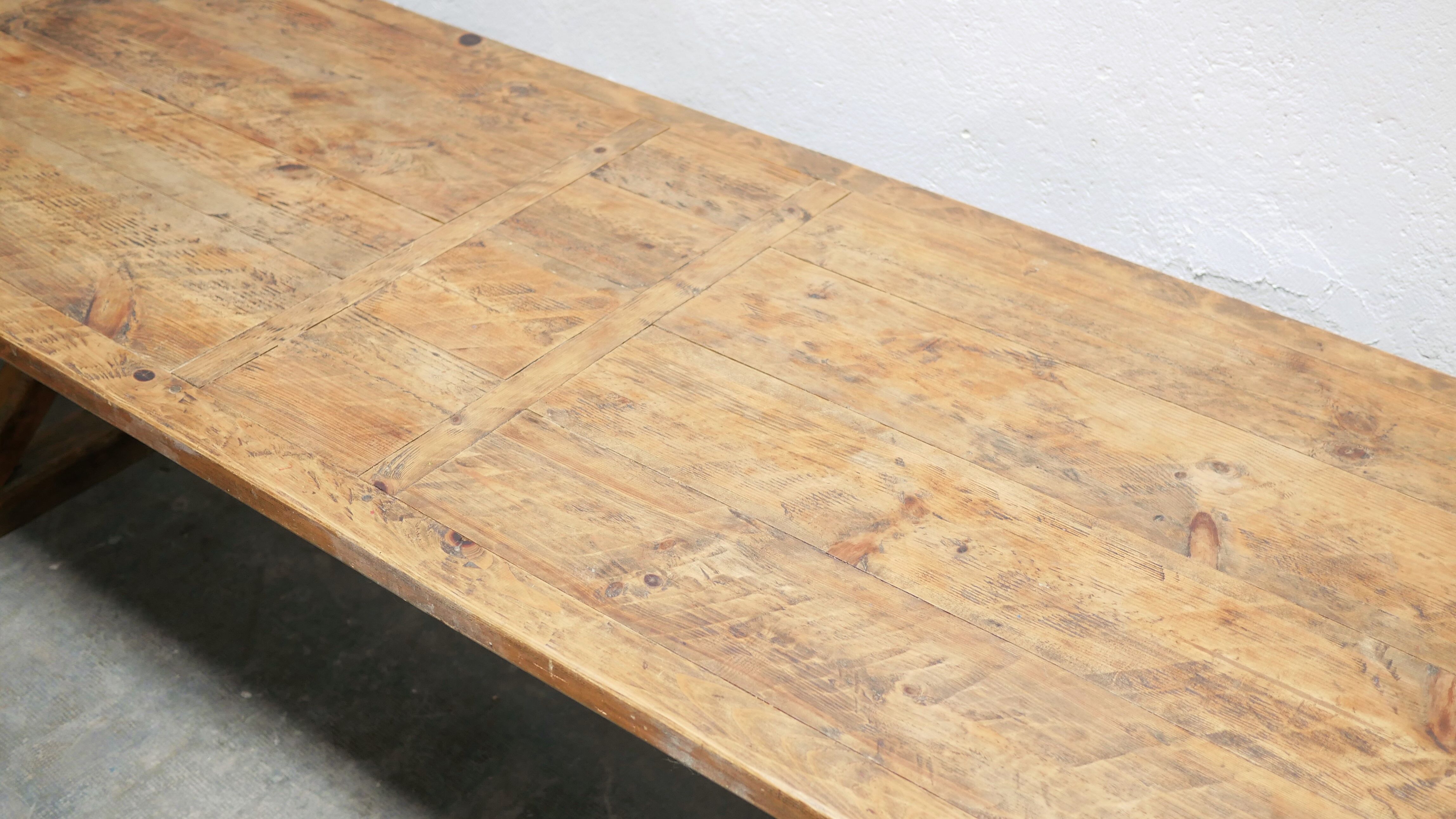 Vintage farm dining table