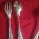 set of antique Cristofle cutlery model Chinon violin