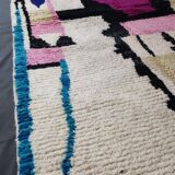 Berber rug in natural wool 2.5 x 1.5 m