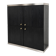 Black ash and steel bar cabinet, 1970s