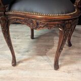 Louis XV armchair in Couillard style, from the 19th century.