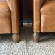 Paire de Fauteuils Club en Imitation Cuir