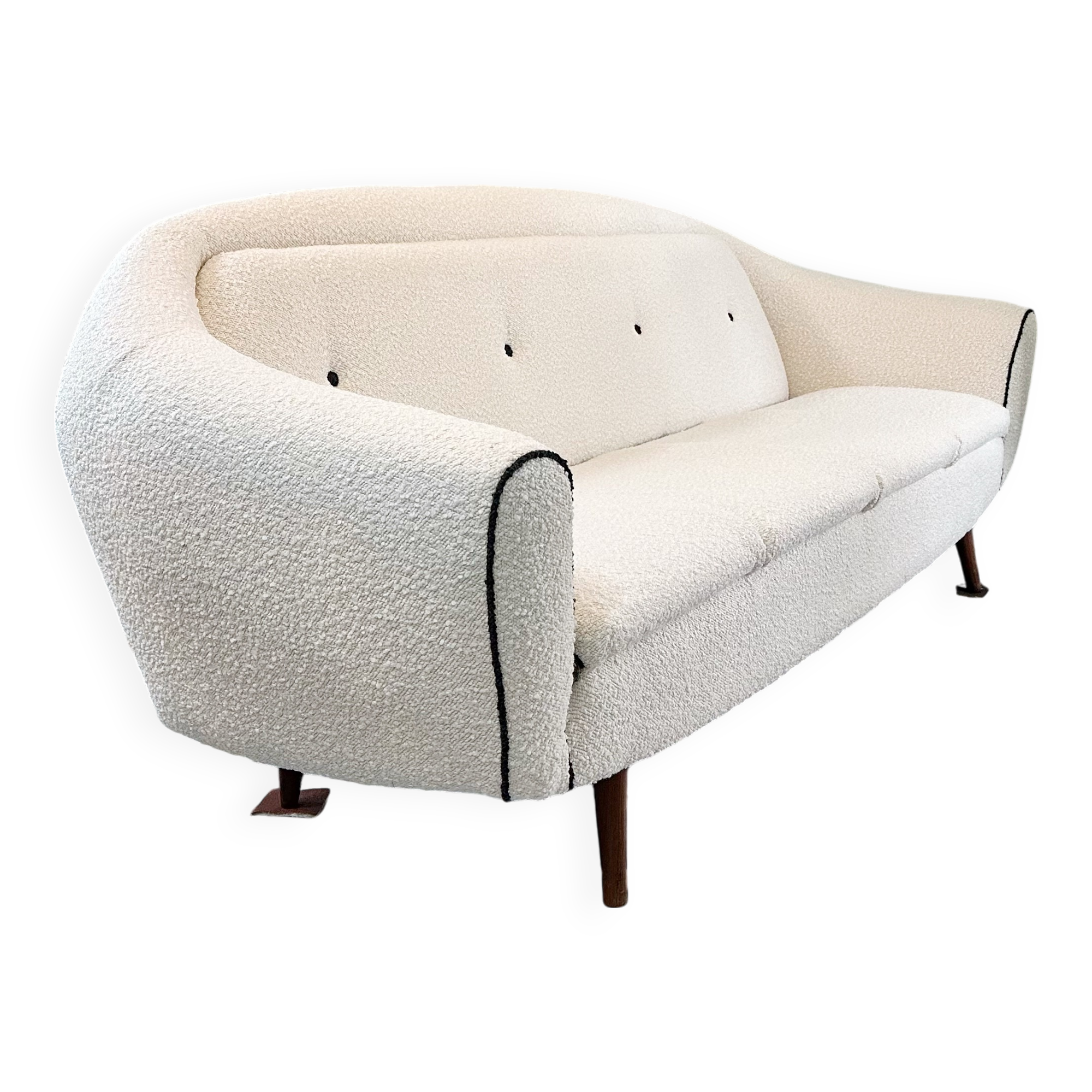 Canapé-lit moderne en boucle des années 1960 par Greaves et Thomas