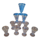 Lot 10 shot glasses
