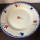 Mary lou plate decorated with small flowers in digoin earthenware