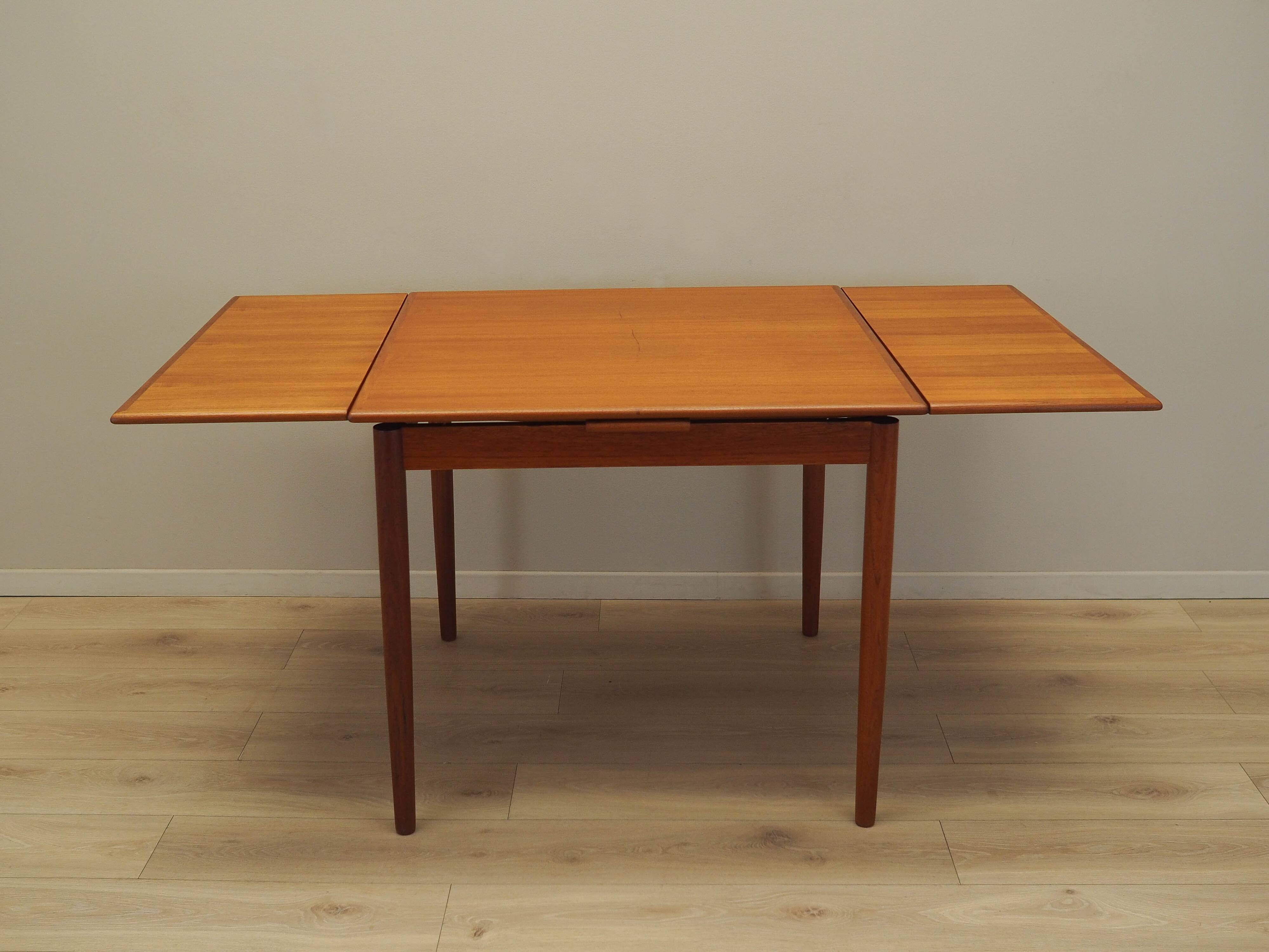 Teak table, Danish design, 1970s, production: Denmark