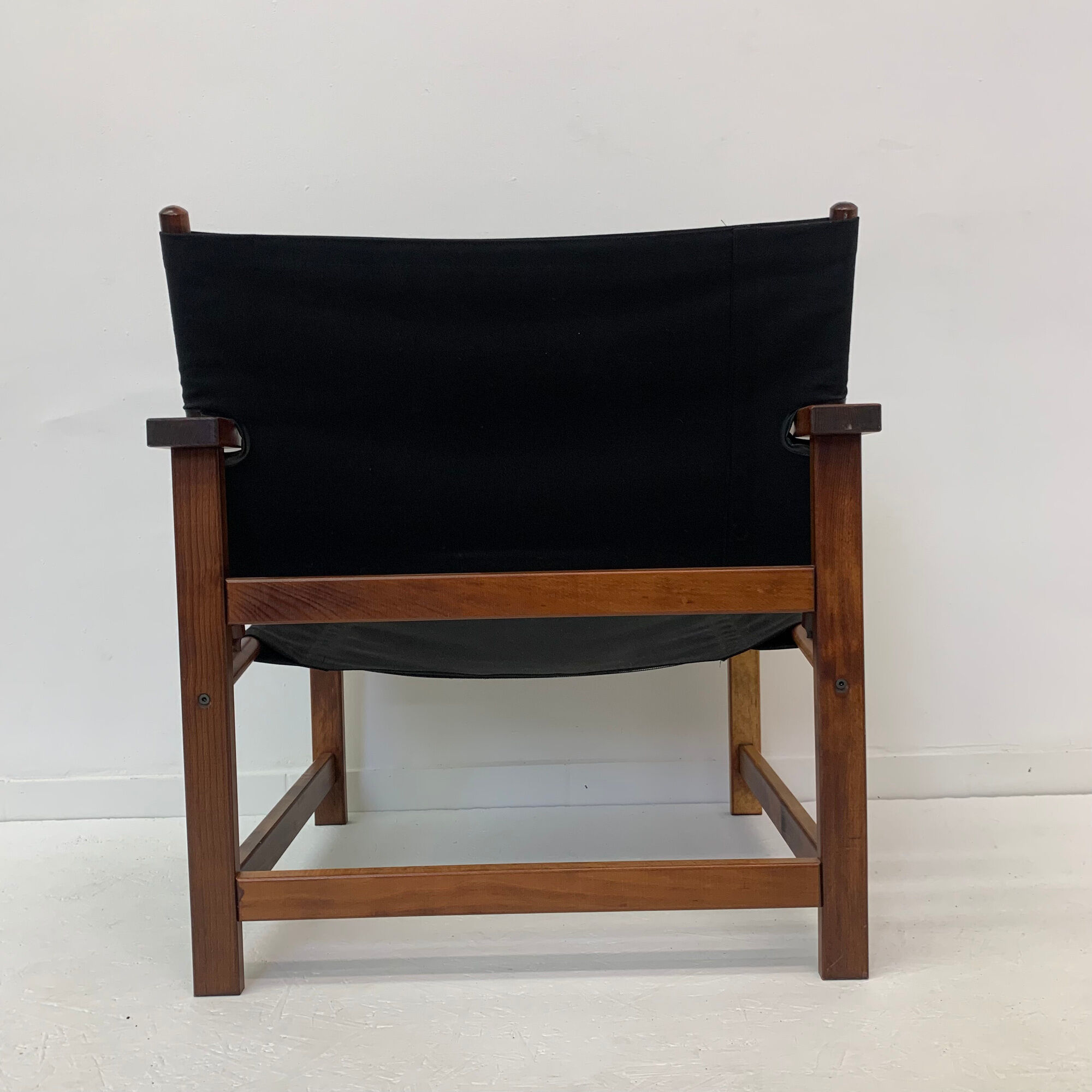 Mid-century desgn safari chair by Hyllinge Møbler Denmark , 1970’s