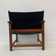 Mid-century desgn safari chair by Hyllinge Møbler Denmark , 1970’s